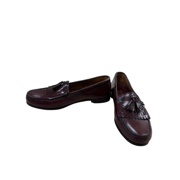 Nunn Bush Mens Brown Tasseled Leather Loafers Size 9W SKU 7346 main image 6